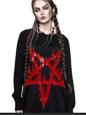 Killstar Bloodpact Knit Sweater